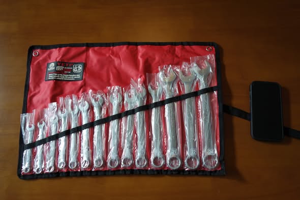ชุดประแจแหวน-ปากตาย YETI® USA Standard ครบเซ็ต 15 ตัว
