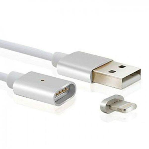 สายชาร์จไอโฟนหัวแม่เหล็ก Earldom Lightning ยาว 1 เมตร ไฟ LED แสดงสถานะ ชาร์จ 2A (คละสี ชมพูทอง/เงิน/ทอง)