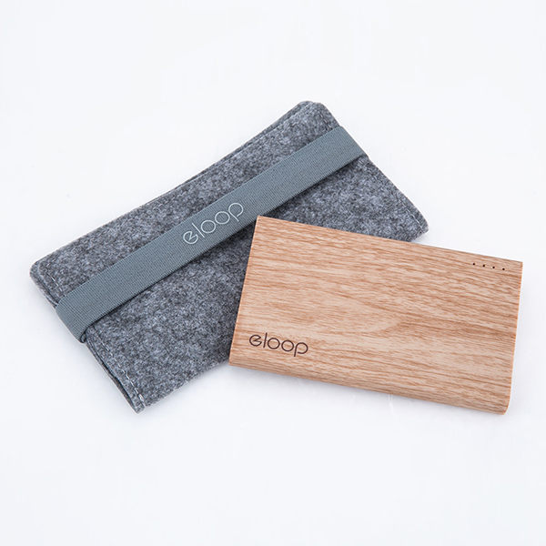 พาวเวอร์แบงค์ Eloop รุ่น E12 จุเต็ม 11000mAh ชาร์จพร้อมกัน 2 เครื่อง ไฟ LED บอกระดับแบต แถมซองผ้า+สายชาร์จ ประกัน 1 ปี