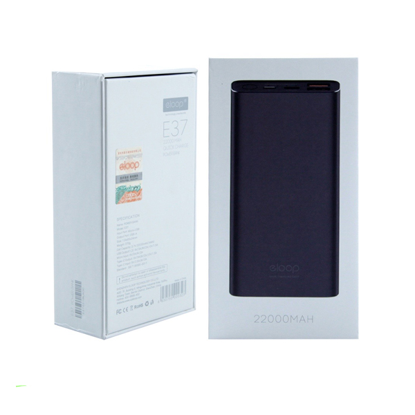 พาวเวอร์แบงค์ Eloop E37 22000mAh ความจุสูง