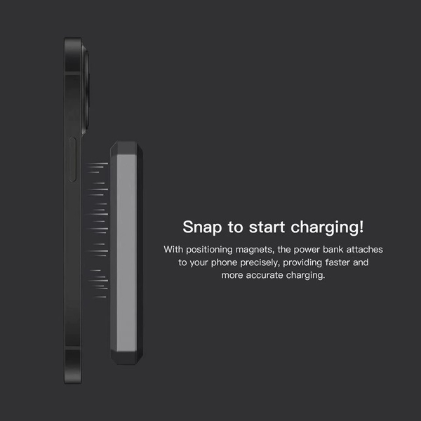 พาวเวอร์แบงค์ไร้สาย Eloop Orsen EW54 10000mAh Magnetic Wireless PD 20W