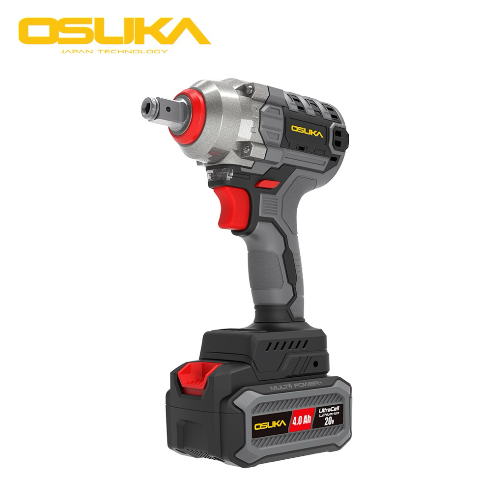 OSUKA บล็อกแบตเตอรี่ไร้สาย 20V แรงบิด 420 Nm รุ่น OSID-520 สีเทา 2
