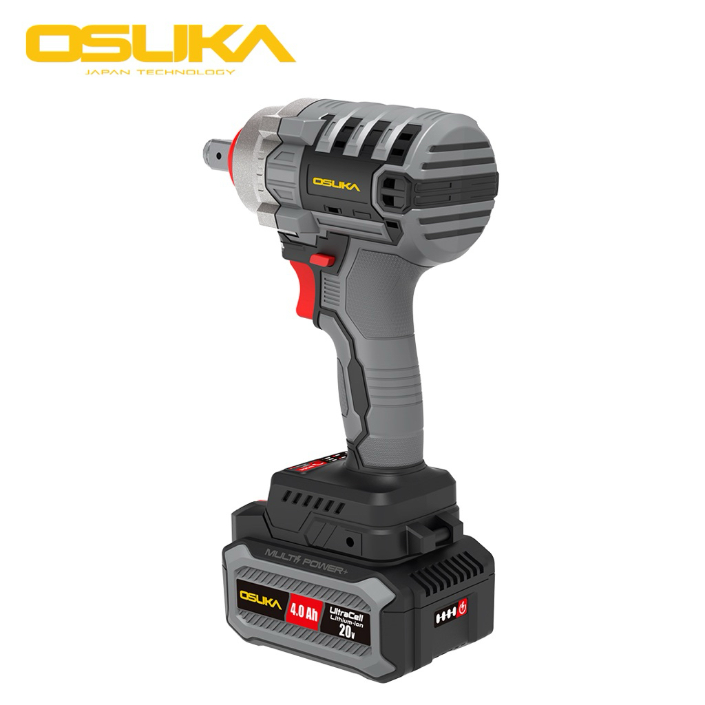 OSUKA บล็อกแบตเตอรี่ไร้สาย 20V แรงบิด 420 Nm รุ่น OSID-520 สีเทา 5
