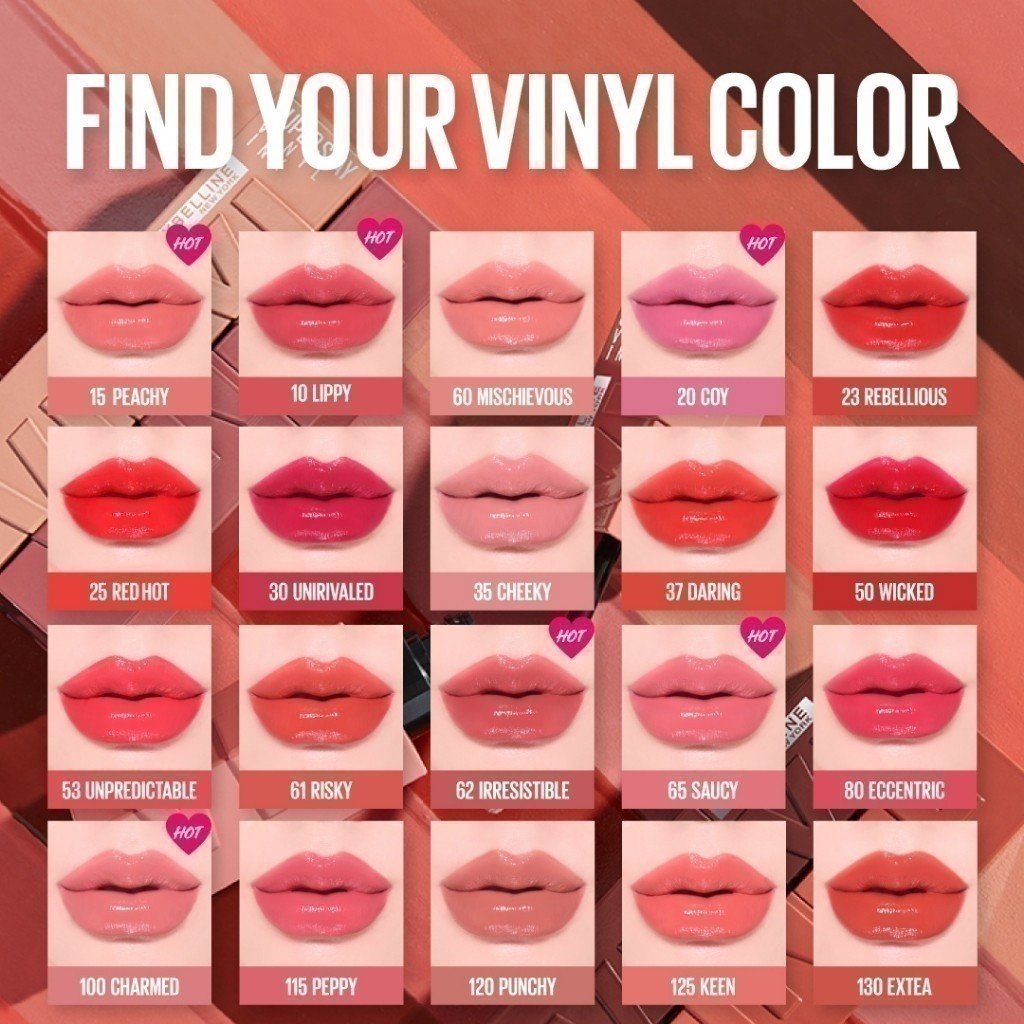 [ลิปฉ่ำวาวยอดขายล้านแท่ง*] MAYBELLINE SUPER STAY VINYL INK LIPSTICK เมย์เบลลีน ซุปเปอร์สเตย์ 3