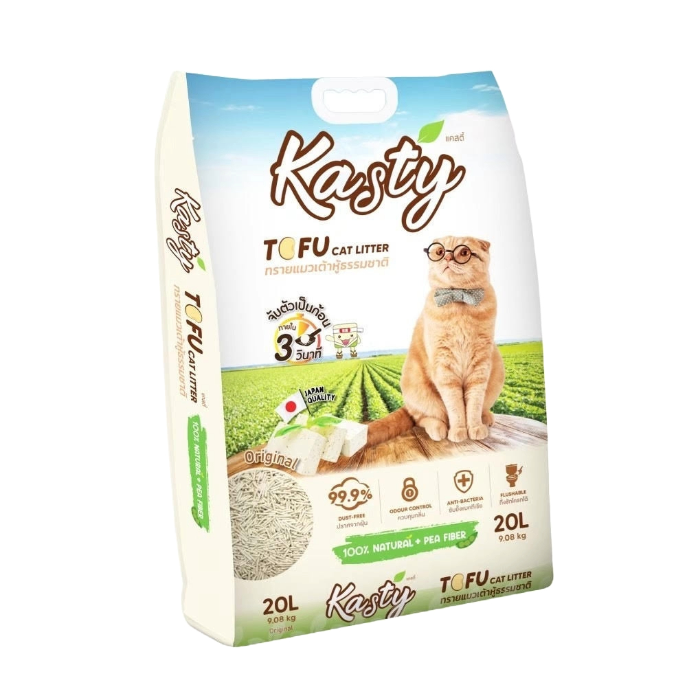 Kasty ทรายแมวเต้าหู้ธรรมชาติ 20 ลิตร 5