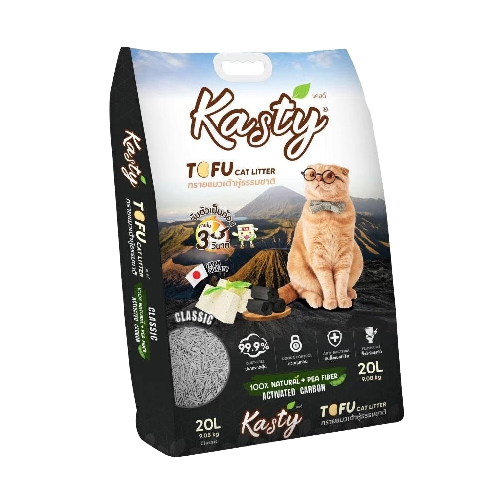 Kasty ทรายแมวเต้าหู้ธรรมชาติ 20 ลิตร 6