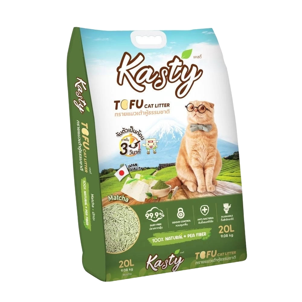 Kasty ทรายแมวเต้าหู้ธรรมชาติ 20 ลิตร 7